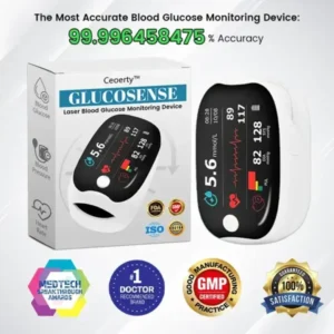 Ceoerty™ GlucoSense Laser Blood Glucose Monitoring Device