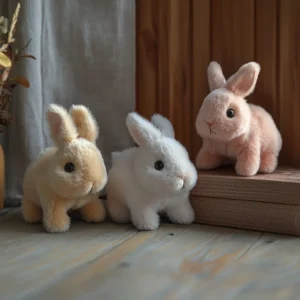 Lifelike Bunny Toy: Hops Twitches and Wiggles for Endless Fun & Companionship!