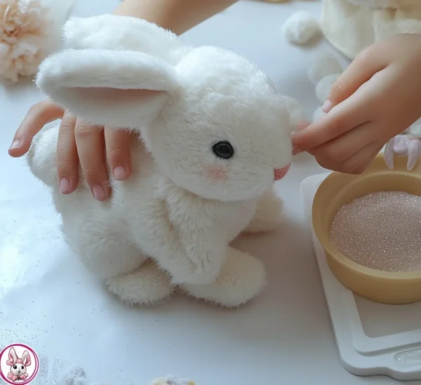 Lifelike Bunny Toy: Hops Twitches and Wiggles for Endless Fun & Companionship!